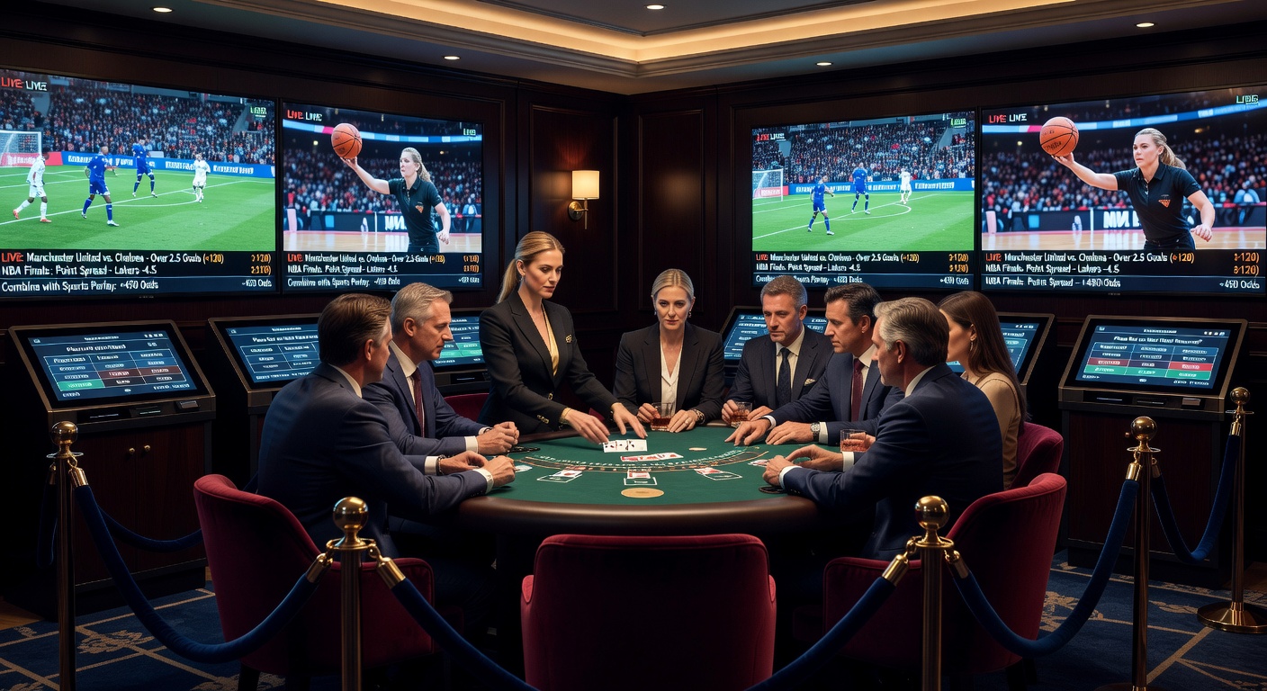 Close-up of a VIP player's mobile screen showing live blackjack hand alongside high-stakes sports bet slip, with loyalty points ticking up in real-time