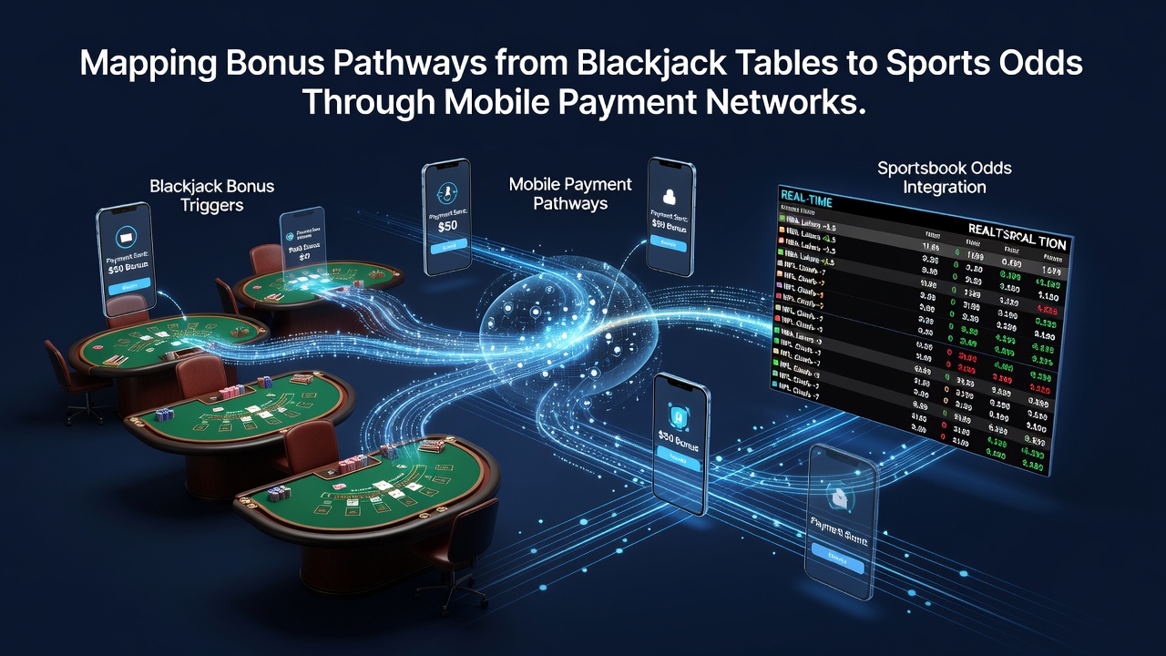Screenshot of a mobile interface displaying transferred bonus credits from blackjack to sports odds