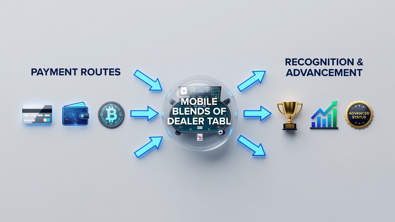 Dashboard view of a mobile hybrid casino highlighting payment history and loyalty tier indicators
