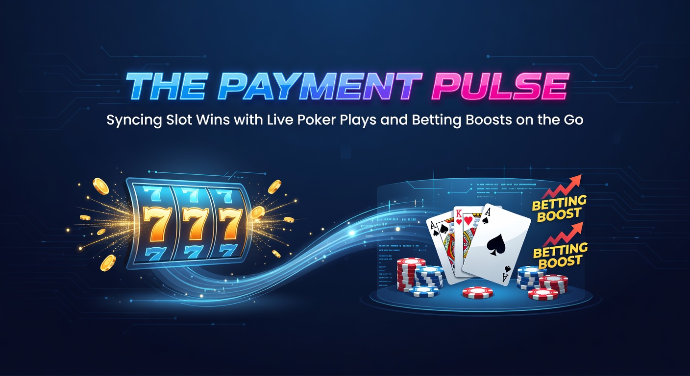 Mobile phone screen showing slot machine win transferring instantly to live poker table and sports betting odds
